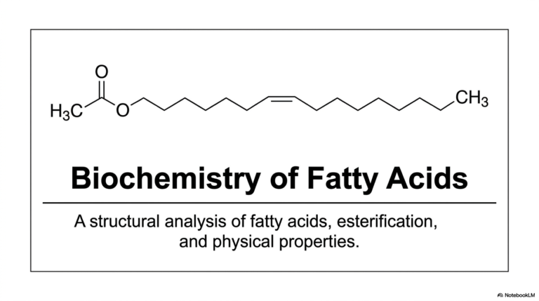Biochemistry of Fatty Acids