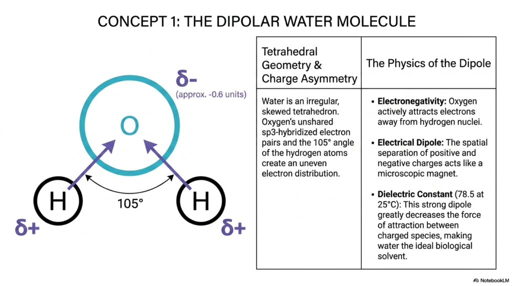 Slide 2: The Dipolar Molecule That Drives Water and pH Dynamics