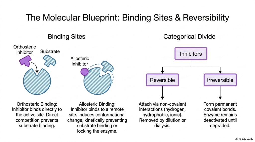 Enzyme Inhibition: Mechanisms, Types and Kinetics