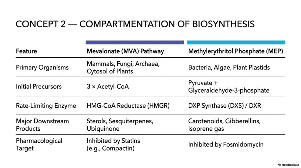 Isoprenoids: Metabolism, Biosynthesis, and Pathways