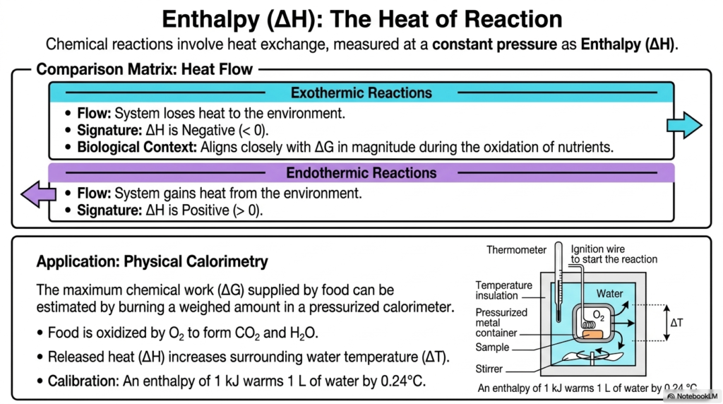 Slide 7: Enthalpy and Heat in Bioenergetics
