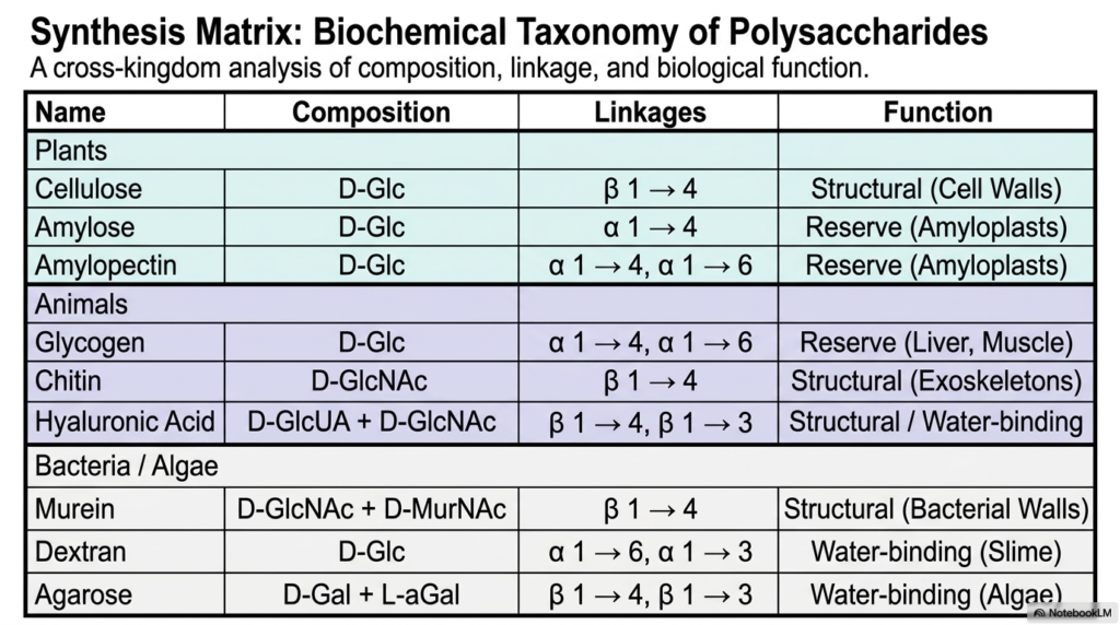 Polysaccharides and Glycoproteins
