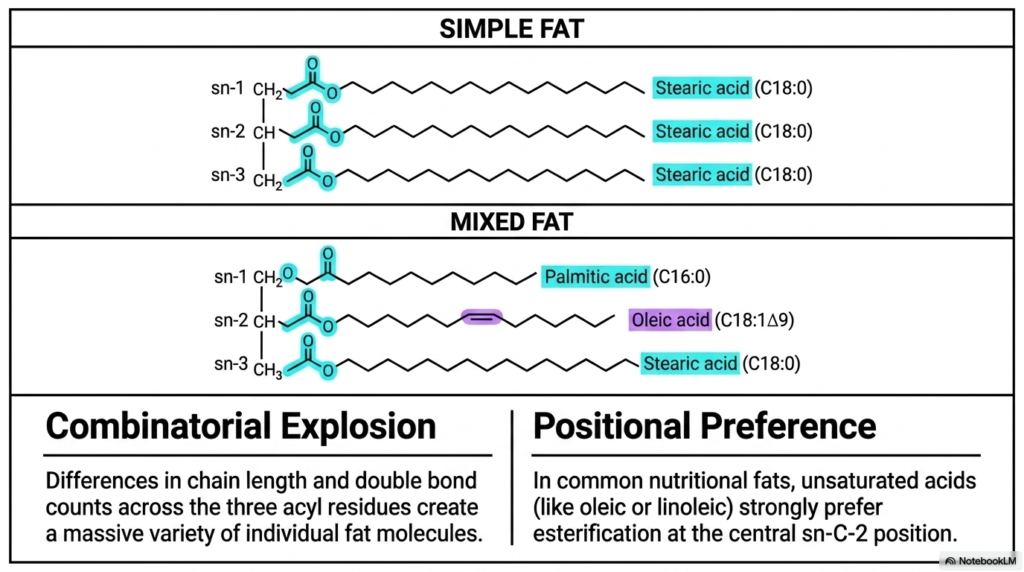Chemical Architecture of Fatty Acids