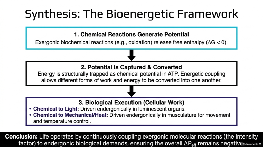 Slide 15: Synthesizing the Bioenergetic Framework of Biochemical Reactions