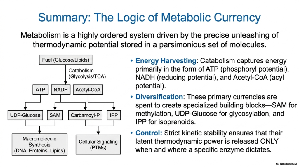 Activated Metabolites: The Currency of Cellular Energy