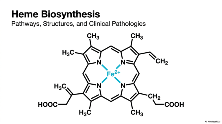 Heme Biosynthesis: Molecular Pathways and Pathology