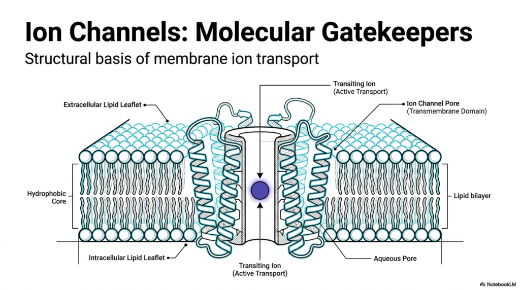 Slide 1: Membrane Ion Channels as Molecular Gatekeepers