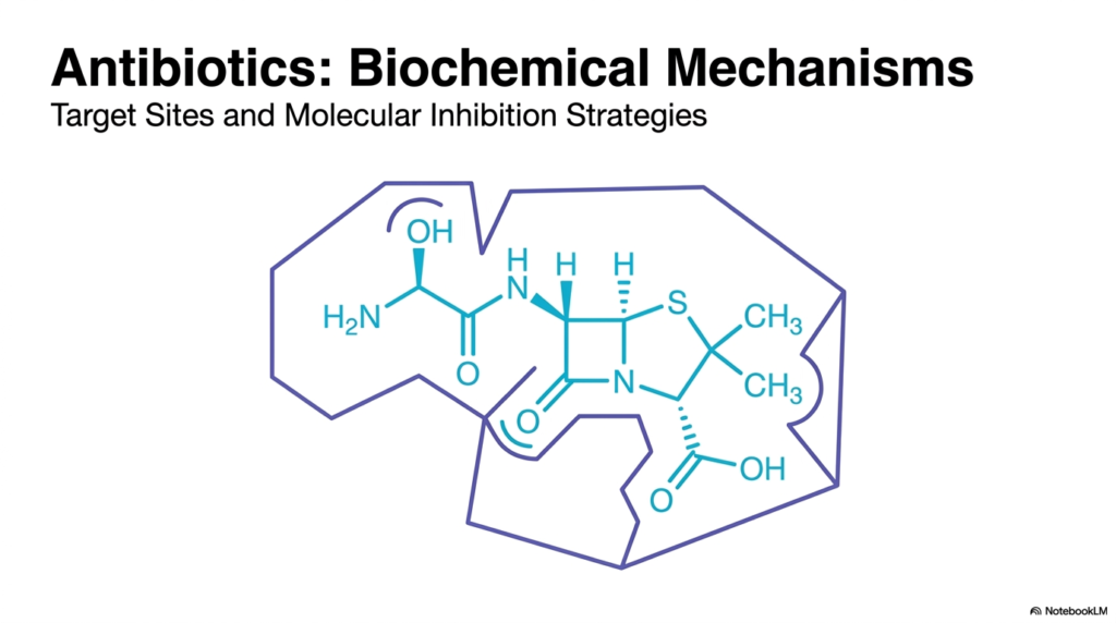Slide 1: Antibiotics Mechanism of Action: Unlocking Molecular Inhibition