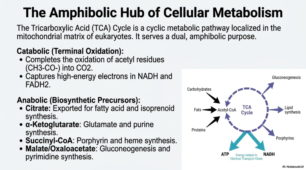 The Tricarboxylic Acid Cycle: Biochemical Pathways and Mechanisms