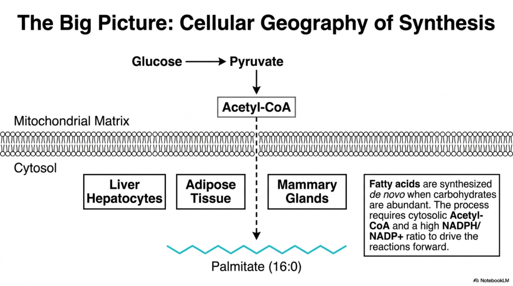 Fatty Acid Synthesis: Pathways and Mechanisms