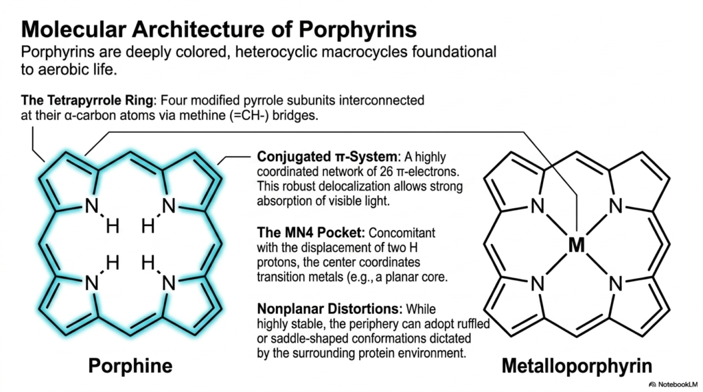 Slide 2: Molecular Architecture of Porphyrins in Heme Biosynthesis: Building the Biological Cage