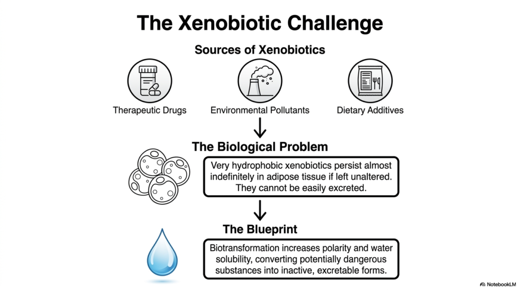 Slide 2: Xenobiotic Metabolism: The Hydrophobic Challenge