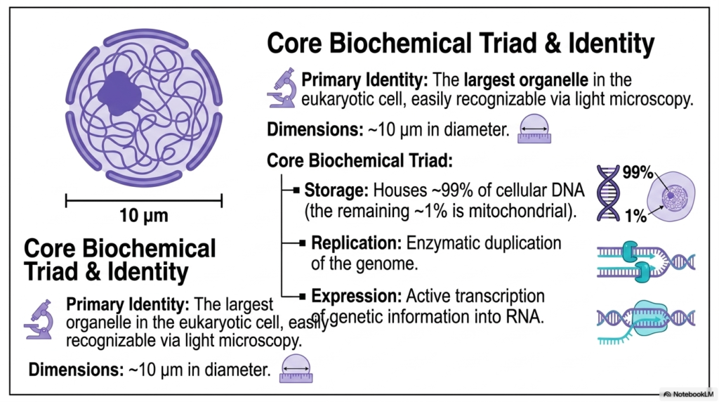 Slide 2: Core Biochemical Triad of the Eukaryotic Cell Nucleus