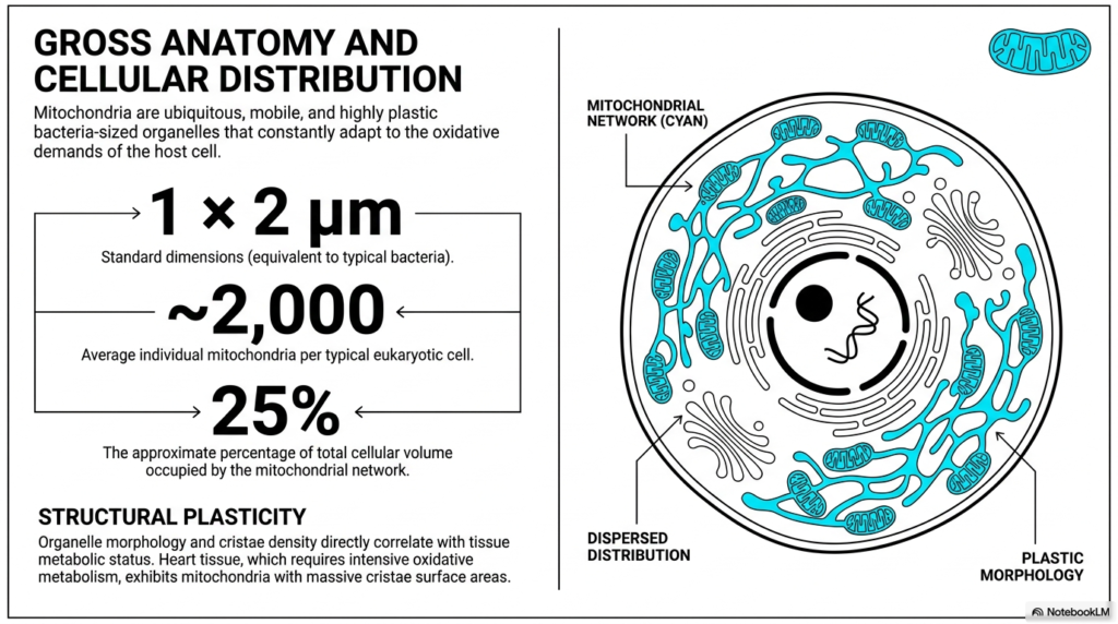 Slide 2: Anatomy, Cellular Distribution, and Plasticity of Mitochondria