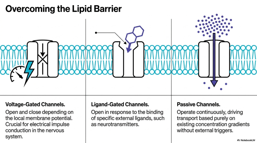 Slide 2: Overcoming the Lipid Barrier with Membrane Ion Channels