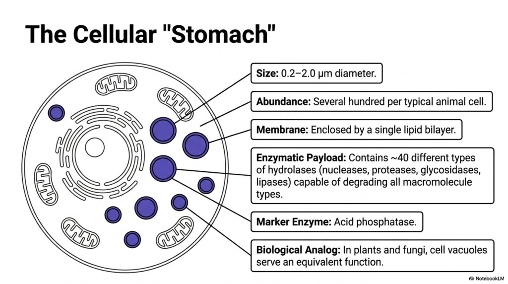 Slide 2: The Anatomy of Lysosomes as the Cellular Stomach