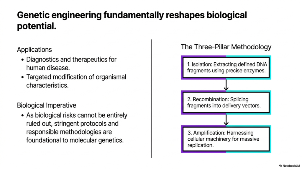 Slide 2: The Three-Pillar Methodology of DNA Cloning: Reshaping Biological Potential