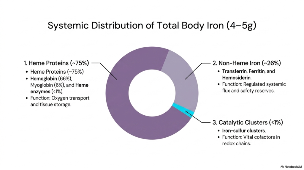Slide 2: Systemic Distribution in Iron Metabolism: Where the Body Stores Its Treasures