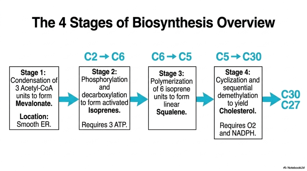Cholesterol Biosynthesis: Pathways, Regulation, and Clinical Impact