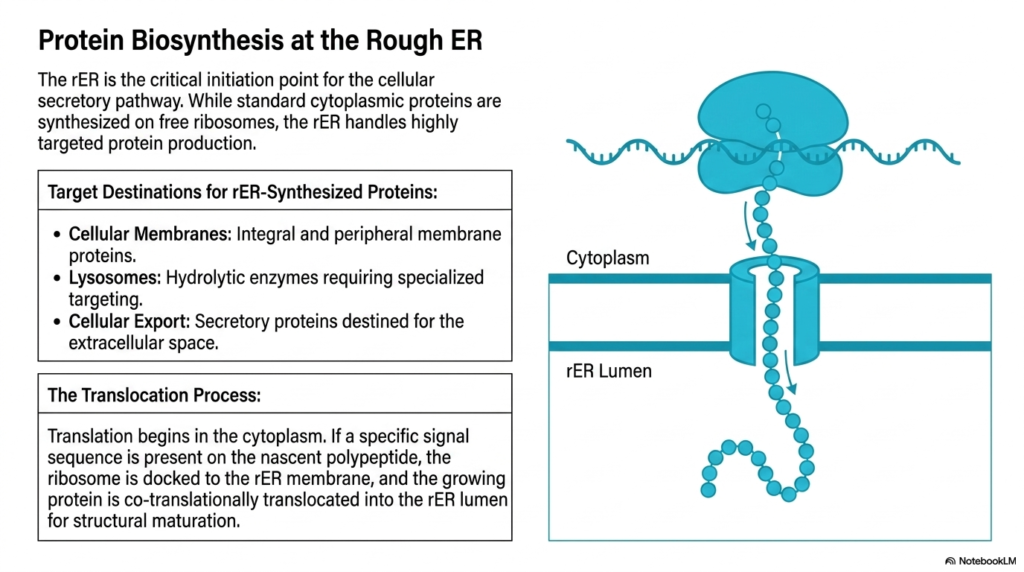 3. Protein Biosynthesis at the Rough Endoplasmic Reticulum