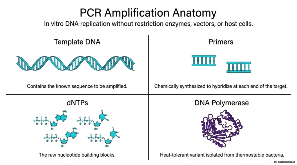 Slide 3: Amplification Anatomy: The Building Blocks of Polymerase Chain Reaction