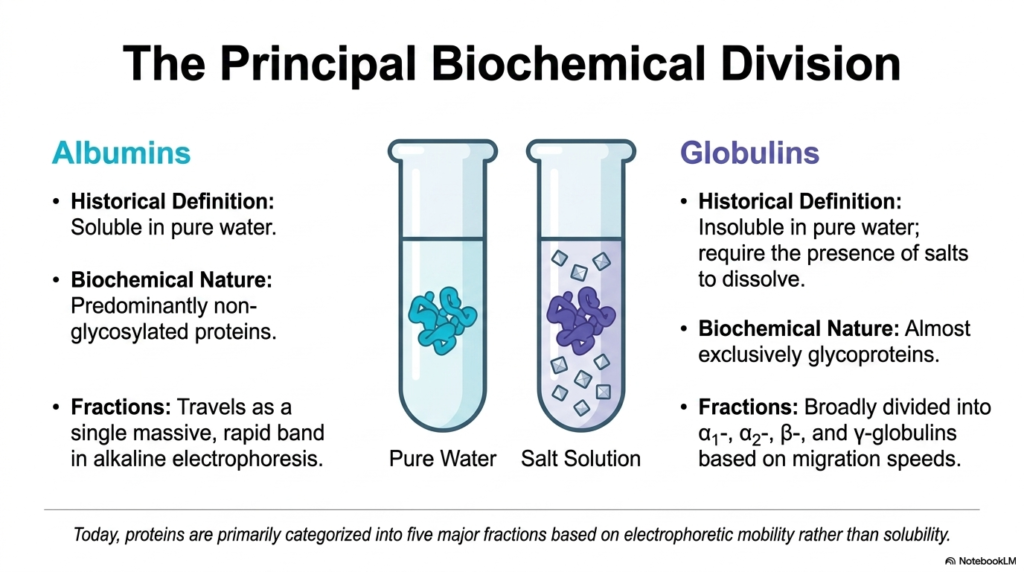 Slide 3: The Principal Biochemical Division of Plasma Proteins