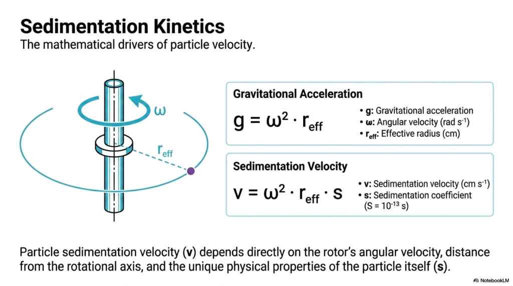 Slide 4: Sedimentation Kinetics in Centrifugation Analysis