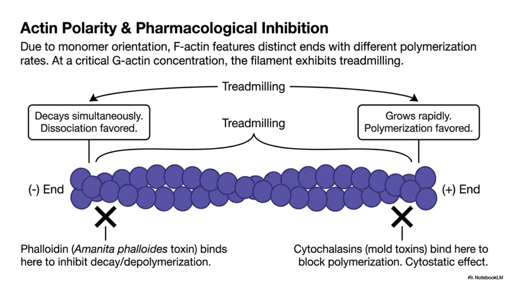 Slide 4: Eukaryotic Cytoskeleton: Treadmilling Dynamics and Pharmacological Control of Actin