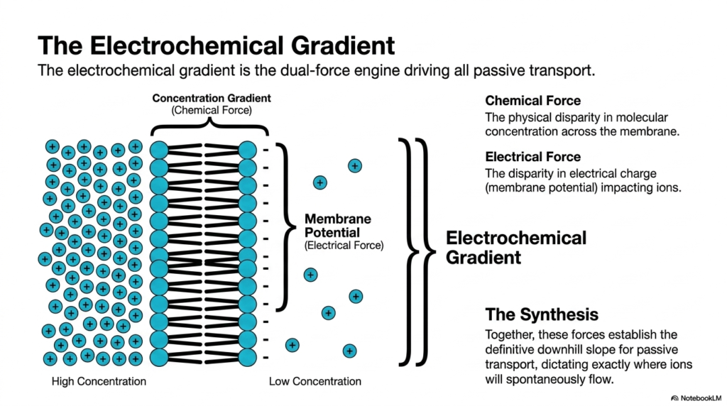 Slide 4: The Electrochemical Gradient in Plasma Membrane Transport: The Dual-Force Engine