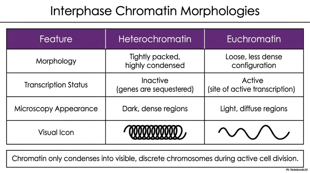 Slide 4: Interphase Morphologies in Chromatin Structure