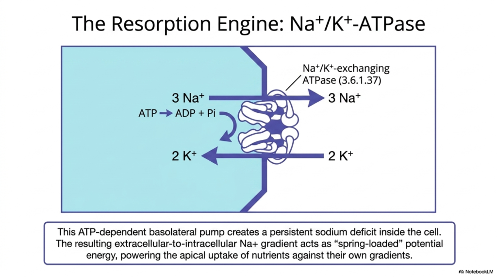 Slide 4: The Engine Driving Intestinal Resorption