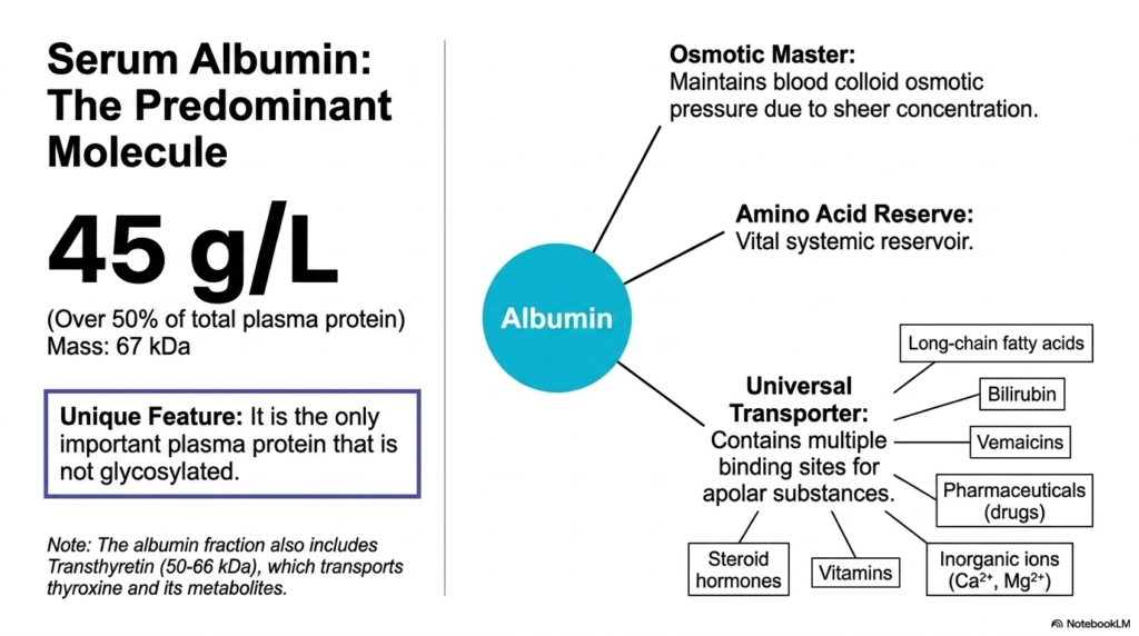 Slide 4: Serum Albumin as the Predominant of Plasma Proteins