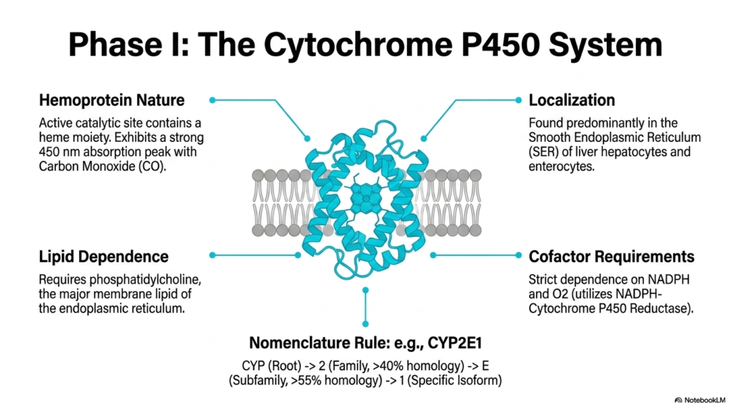 Slide 5: Xenobiotic Metabolism: The Cytochrome P450 Engine