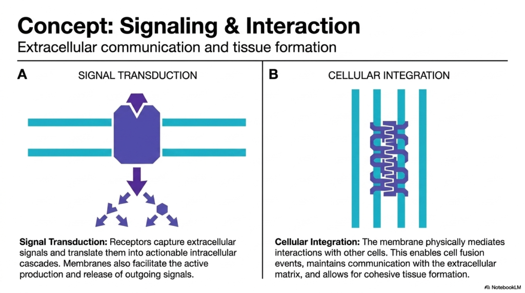 Slide 5: Signaling, Interaction, and Plasma Membrane Functions
