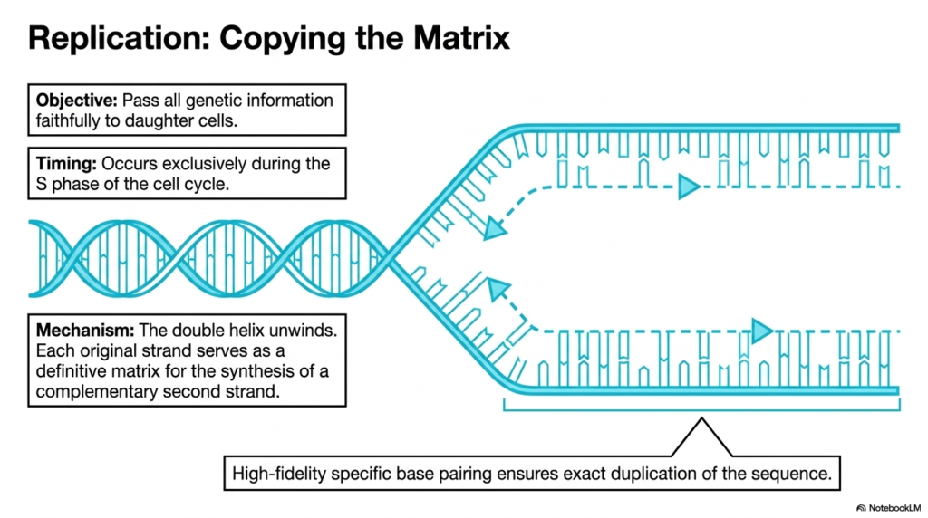 Slide 5: Copying the Matrix: DNA Replication in Molecular Genetics