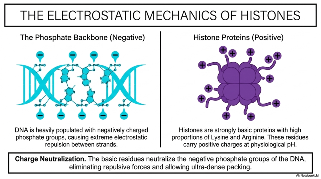 Slide 5: Electrostatic Mechanics Behind Chromatin Structure