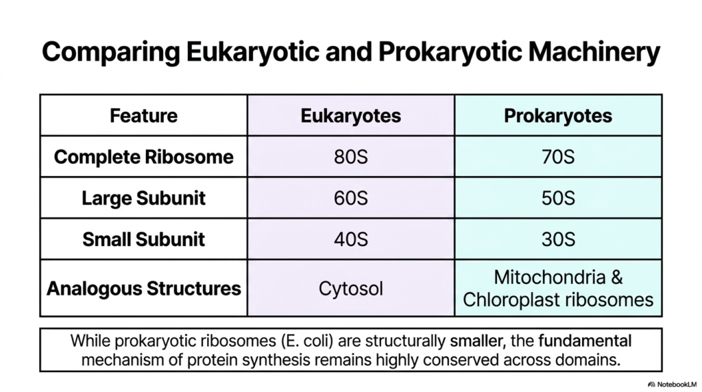 5. Protein Translation Initiation: Comparing Eukaryotic and Prokaryotic Machinery