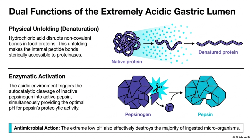 Slide 5: Physical and Enzymatic Roles in Digestive Processes: The Gastric Lumen