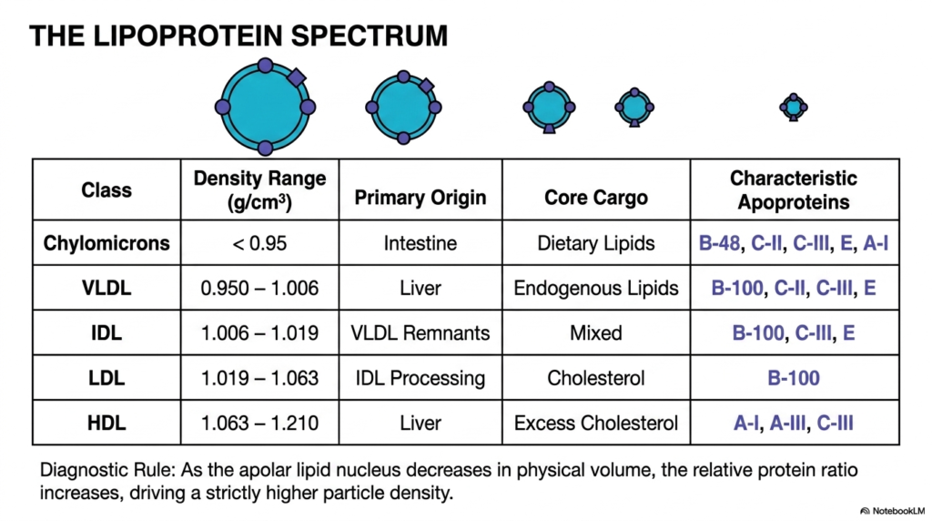 Slide 5: The Spectrum of Lipoproteins in Blood Plasma