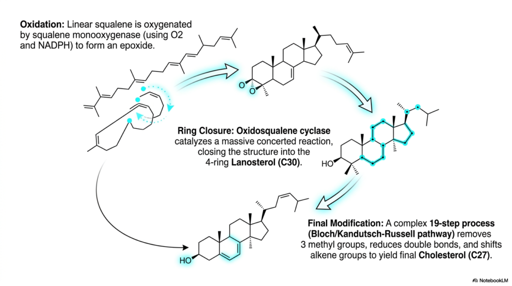 Cholesterol Biosynthesis: Pathways, Regulation, and Clinical Impact