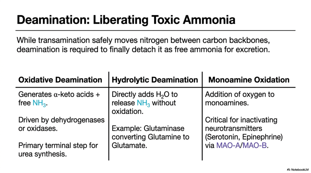 Biochemical Mechanisms of Transamination and Deamination