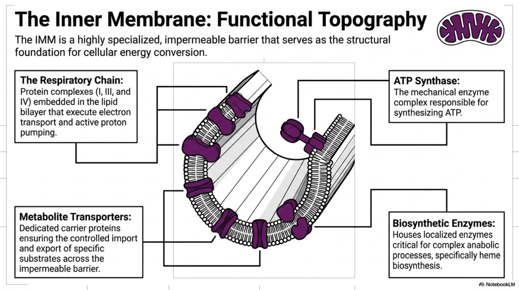 Slide 6: Functional Topography of the Inner Membrane in Mitochondria