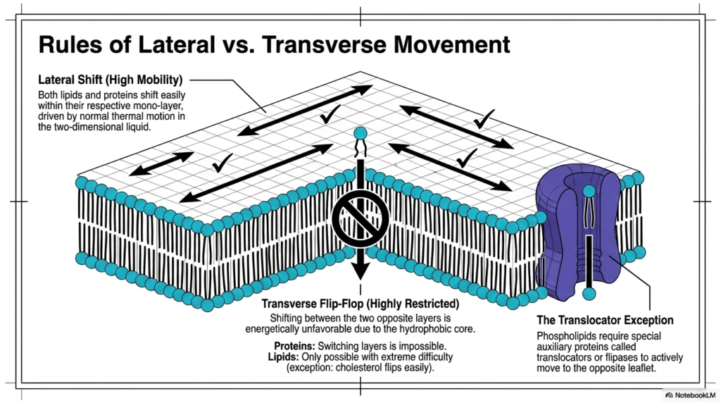 6. Plasma Membrane Structure: Lateral vs. Transverse Movement