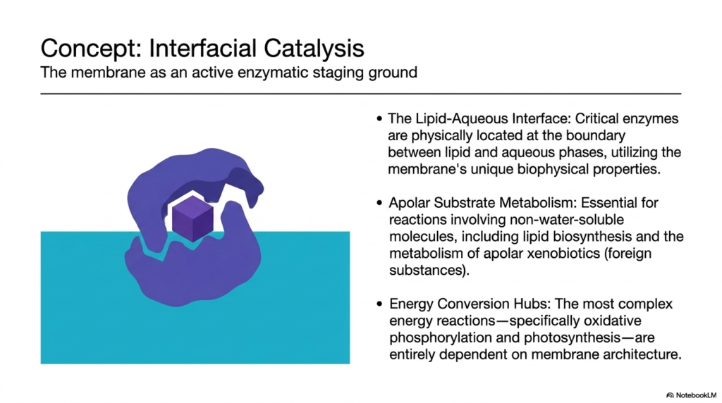 Slide 6: Interfacial Catalysis within Plasma Membrane Functions