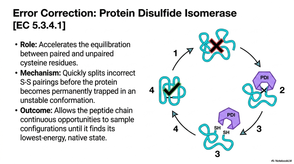 Slide 6: Error Correction Mechanisms During Protein Maturation