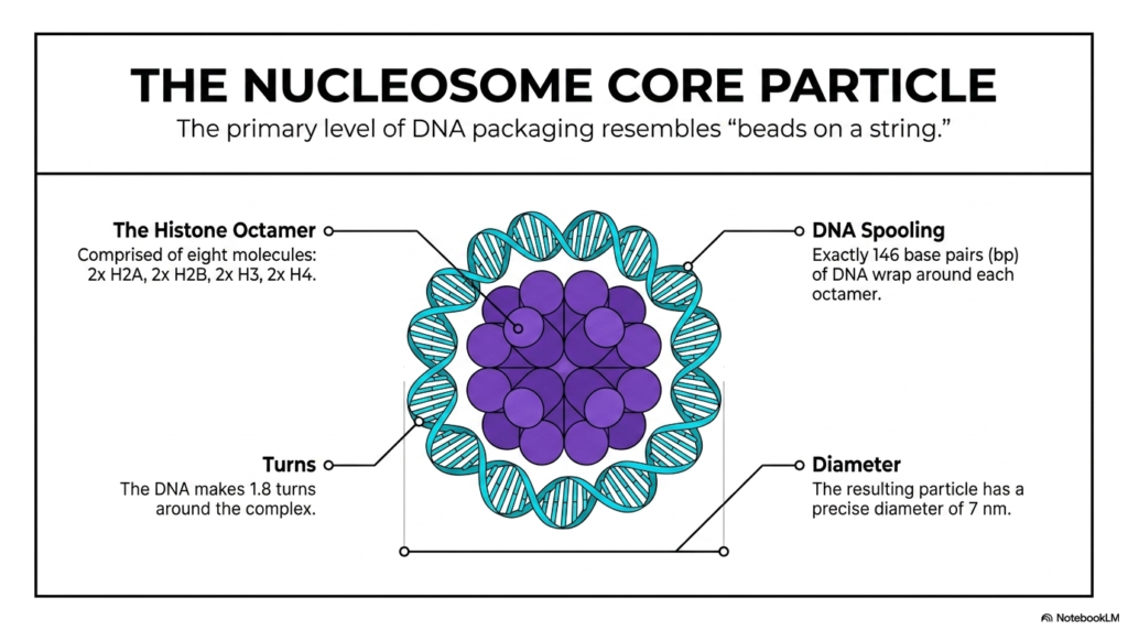 Slide 6: The Nucleosome Core in Chromatin Structure