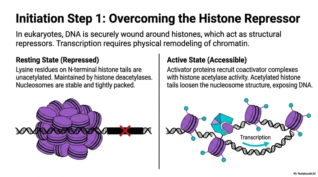 Slide 6: Initiating Eukaryotic Transcription: Remodeling Chromatin