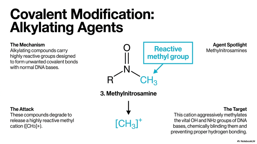 Slide 6: DNA Mutation and Repair: The Attack of Alkylating Agents