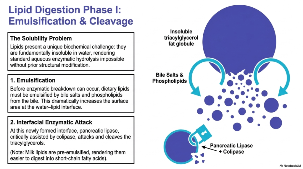 Slide 6: Lipid Digestion and Resorption: Phase I