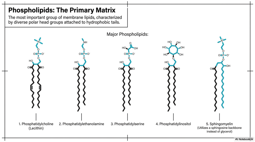 7. Plasma Membrane Structure: Phospholipids as the Primary Matrix